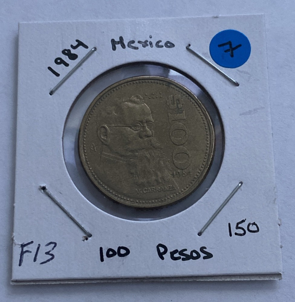 1984 Mexico 100 Pesos Coin
