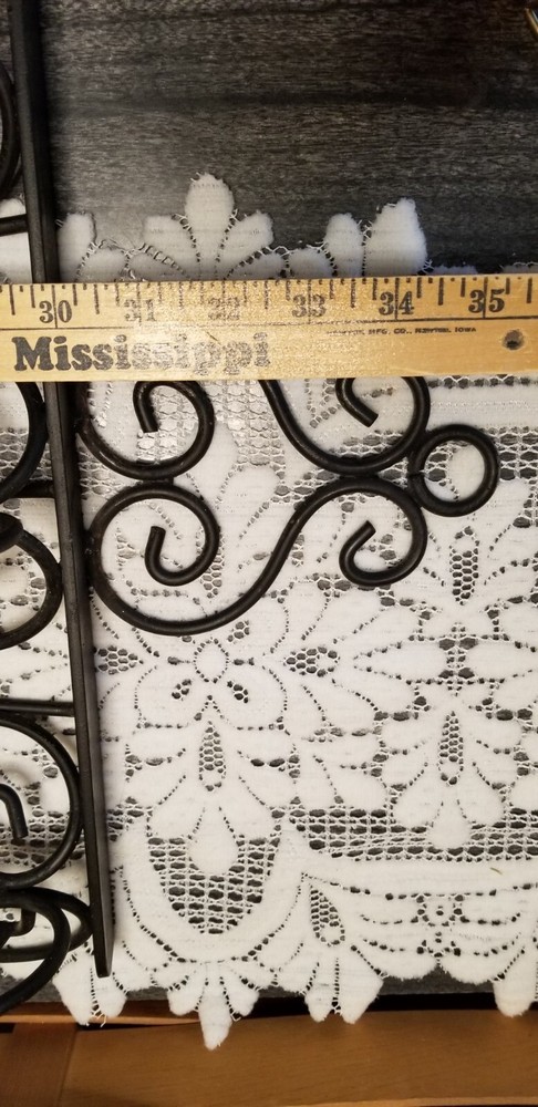 Medieval Gothic Revival Wrought Iron Sconce 15"x35''