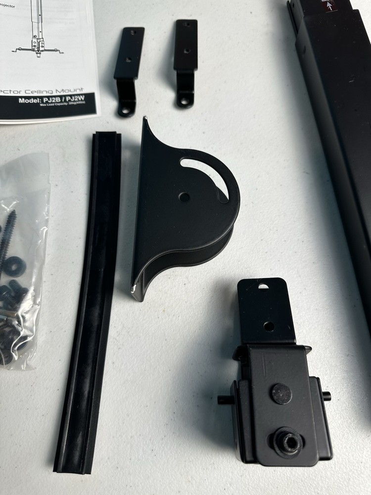 VideoSecu PJ2B Projector Ceiling Mount 44lb Capacity 650mm Extension