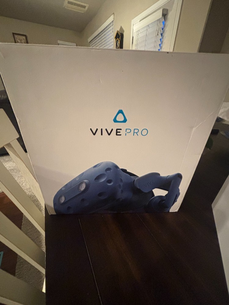 HTC Vive Pro VR Headset + Link Box + Cables