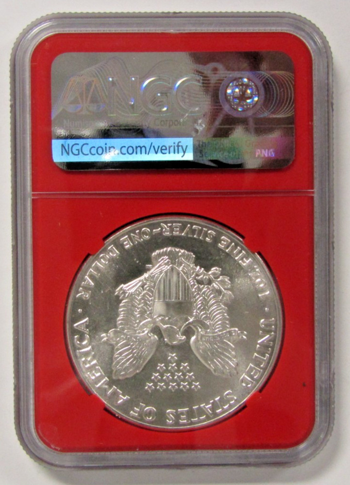 1986 S American Silver Eagle NGC MS 69