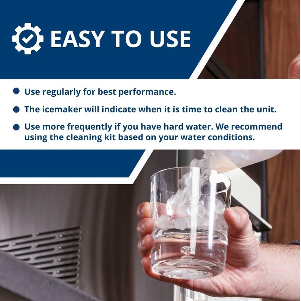 Maintain Fresh Ice: Opal Cleaning Kit with 5 oz Solution & Sponge for Ice Maker