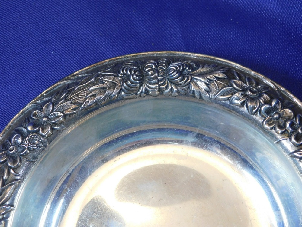 S. KIRK & SON STERLING SILVER CANDY/TRINKET DISH #409 - EXCELLENT CONDITION C