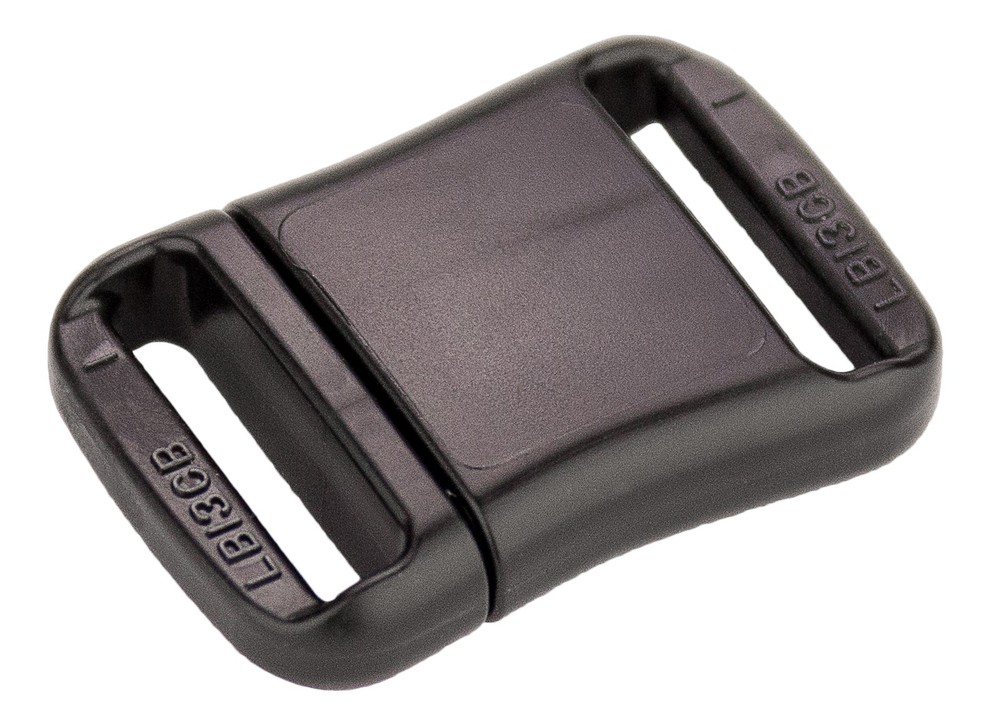 1/2 Inch YKK® Safety Flat Side Release Plastic Buckles, 25 Pack
