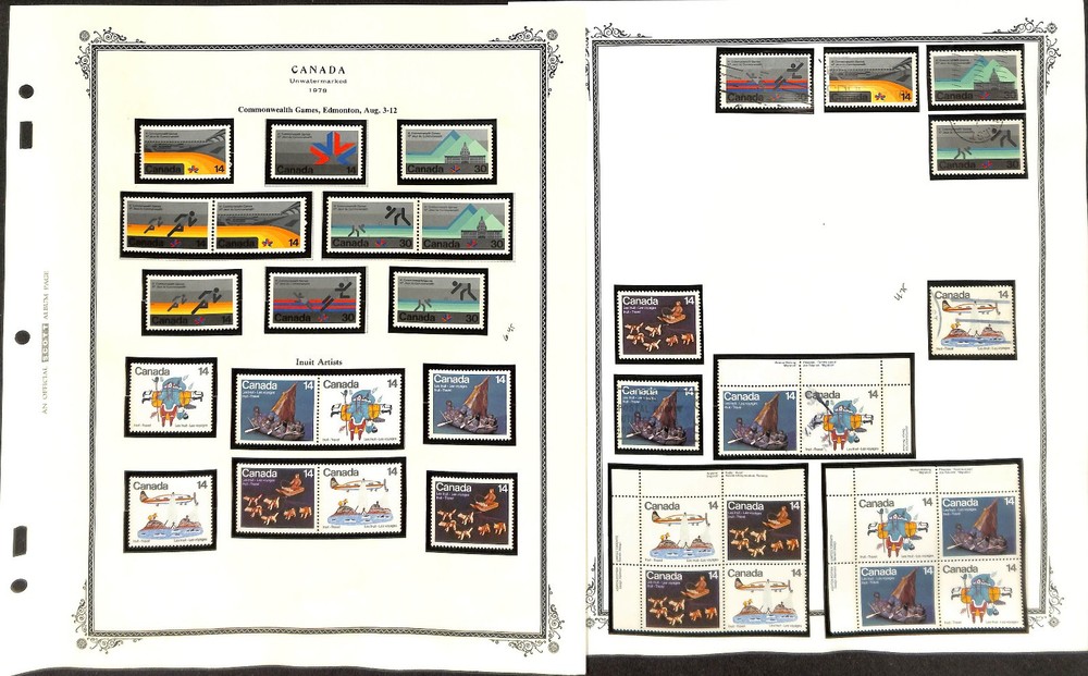 Canada Collection 1973-1978 on 24 Scott Specialty Pages, Mint (FT)