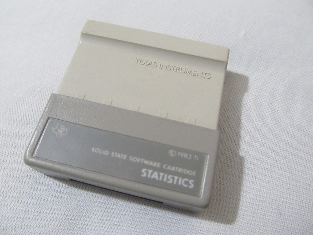 Texas Instruments CC-40 Solid State Cartridge Software - Math Statistics Finance