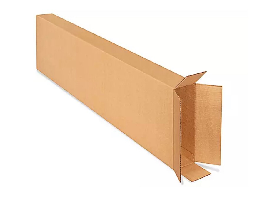 14" x 4" x 52" Cardboard Corrugated Box - SIDE LOADING