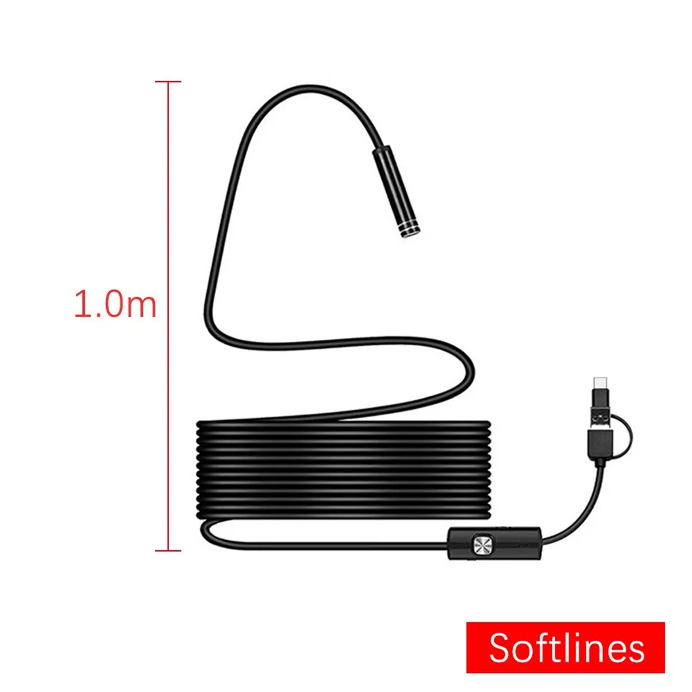 Megapixels HD USB C Endoscope Type C Borescope Inspection Camera for Android
