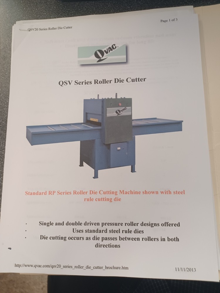 Starview Packaging Model RP 34-2 Die Cutter