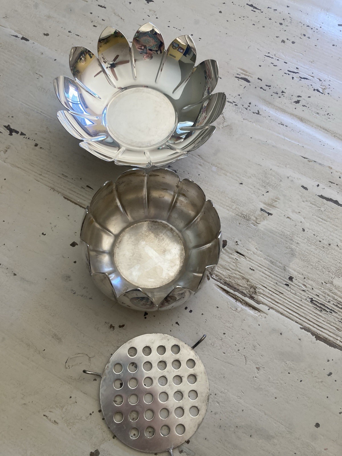 Reed & Barton Lotus Flower Holder