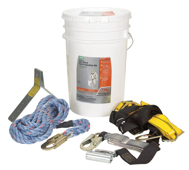 Safety Works 10095901 Fall Protection Kit Unisex Polyester Assorted Assorted