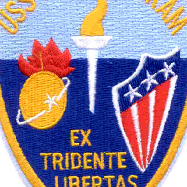 DD-938 USS Jonas Ingram Patch Ex Tridente Libertas