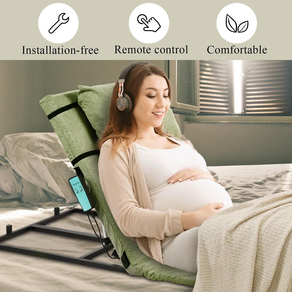 Electric Lifting Bed Backrest 2-80° Adjustable Back Rest Support For Elderly