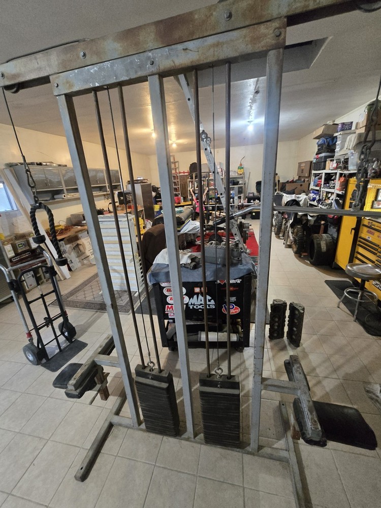 double cable pull down machine