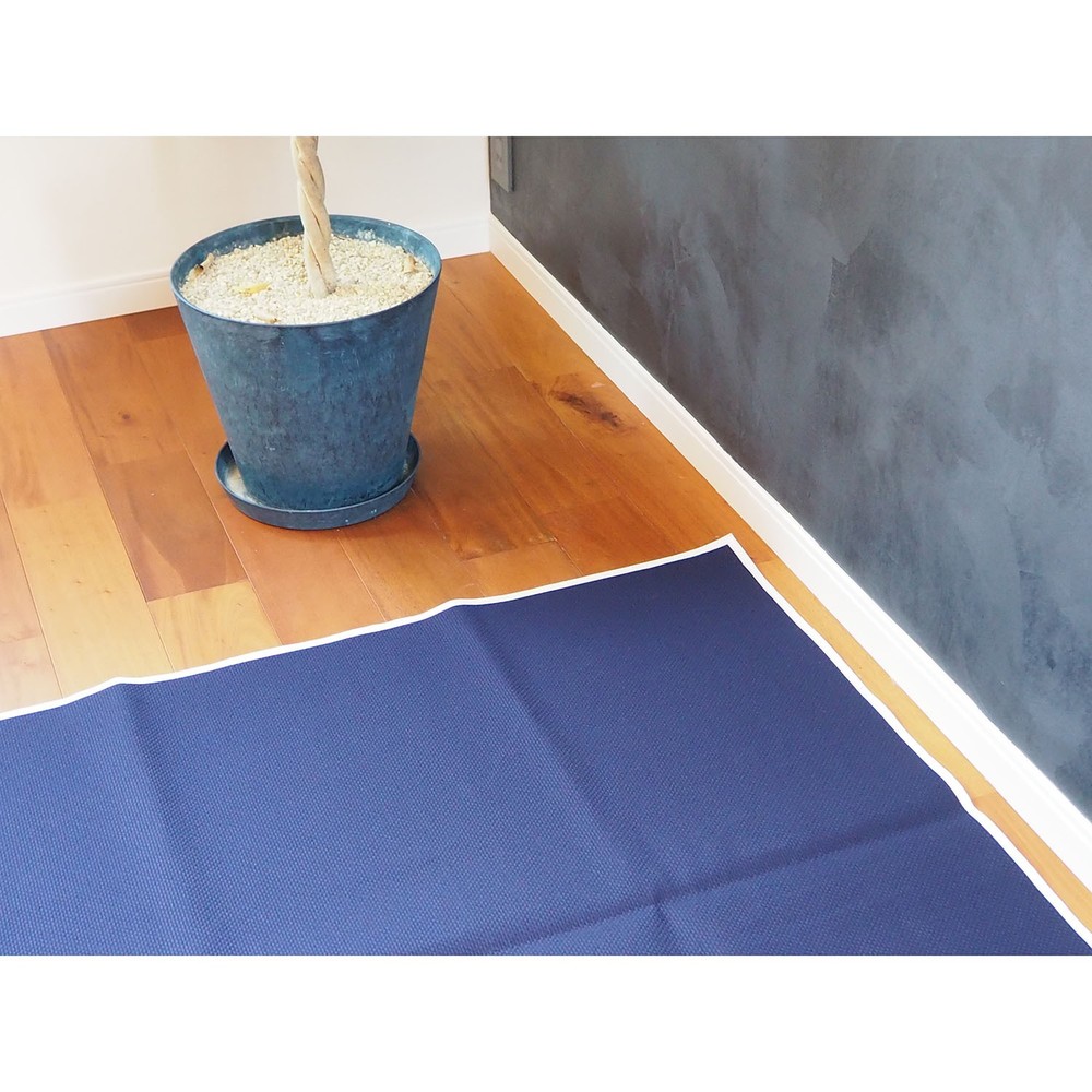 Cabas Multi Rug Square Navy x White