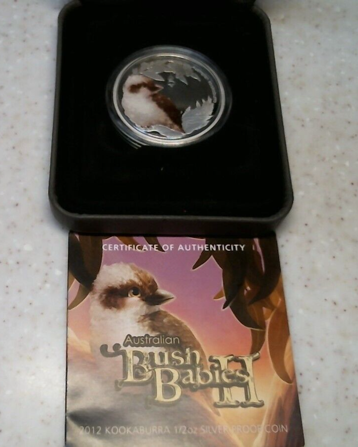 2012 Australian Bush Babies II 1/2 oz Silver Proof KOOKABURRA