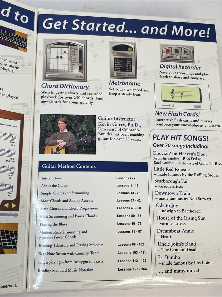 eMedia Guitar Method v5 for PC, Mac