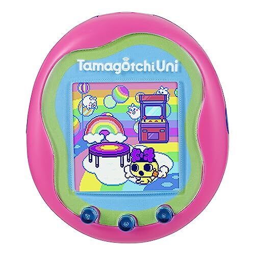 Tamagotchi Uni Pink Interactive Virtual Pet with Tamaverse Features Age 6+