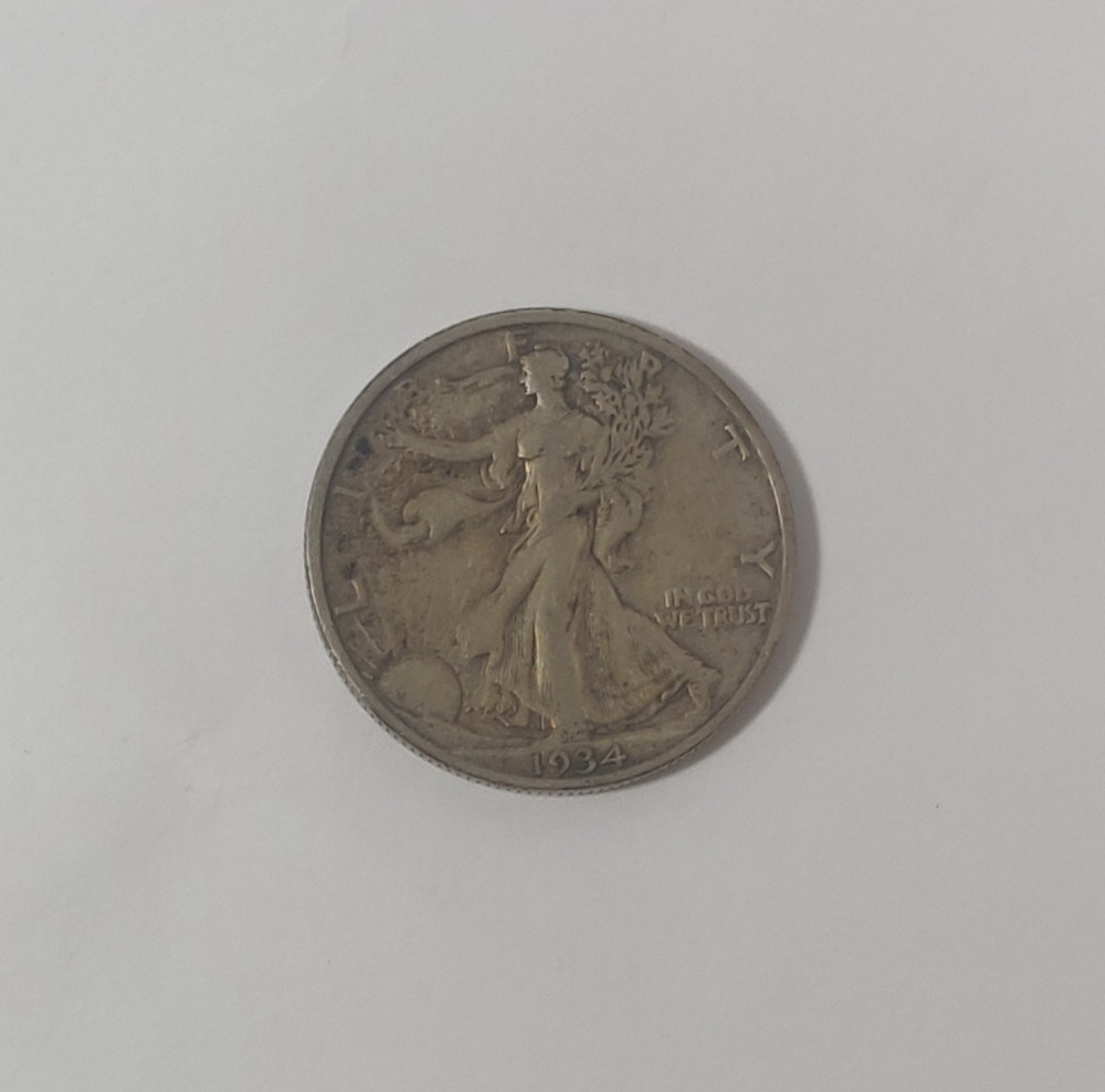 1934-S WALKING LIBERTY HALF DOLLAR