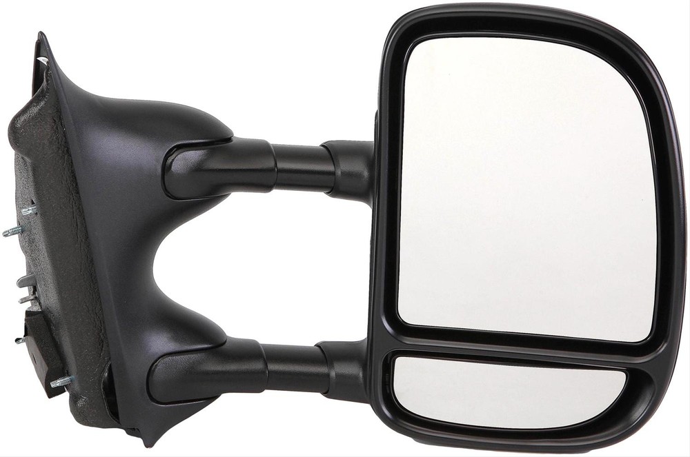 Dorman Mirror Passenger Side Plastic Black Manual Ford Each