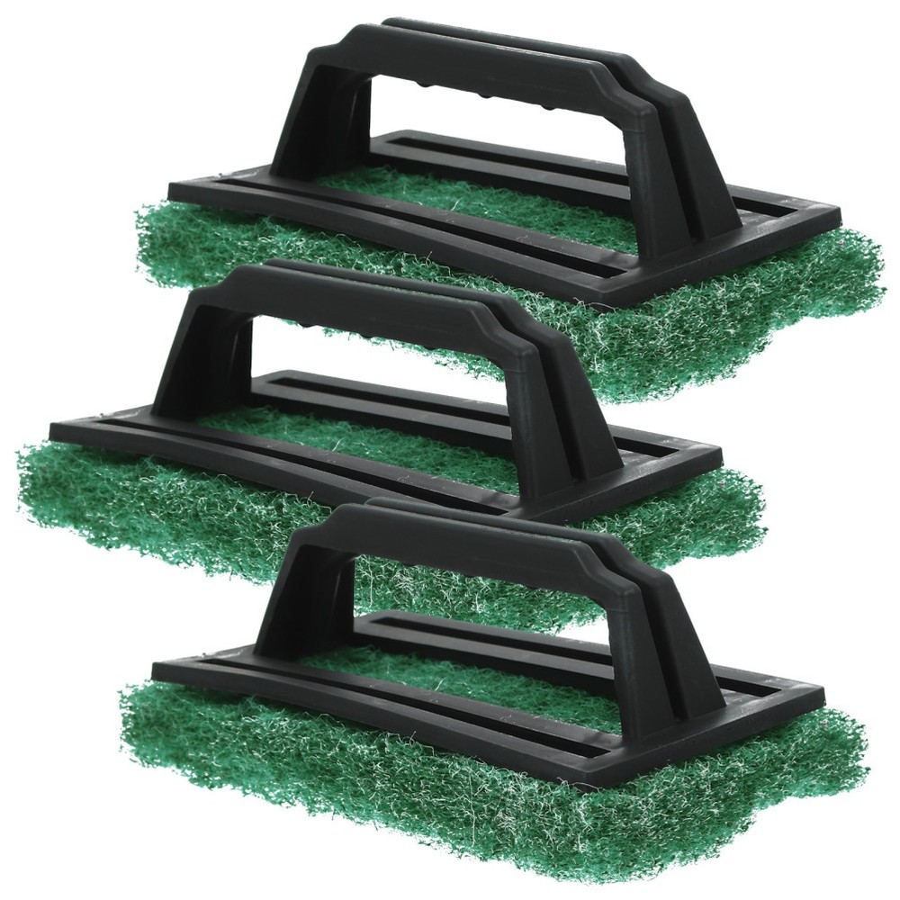 3 Pcs Multifunctional Screen Brush Silkscreen Cleaning Brushes for Screenprint