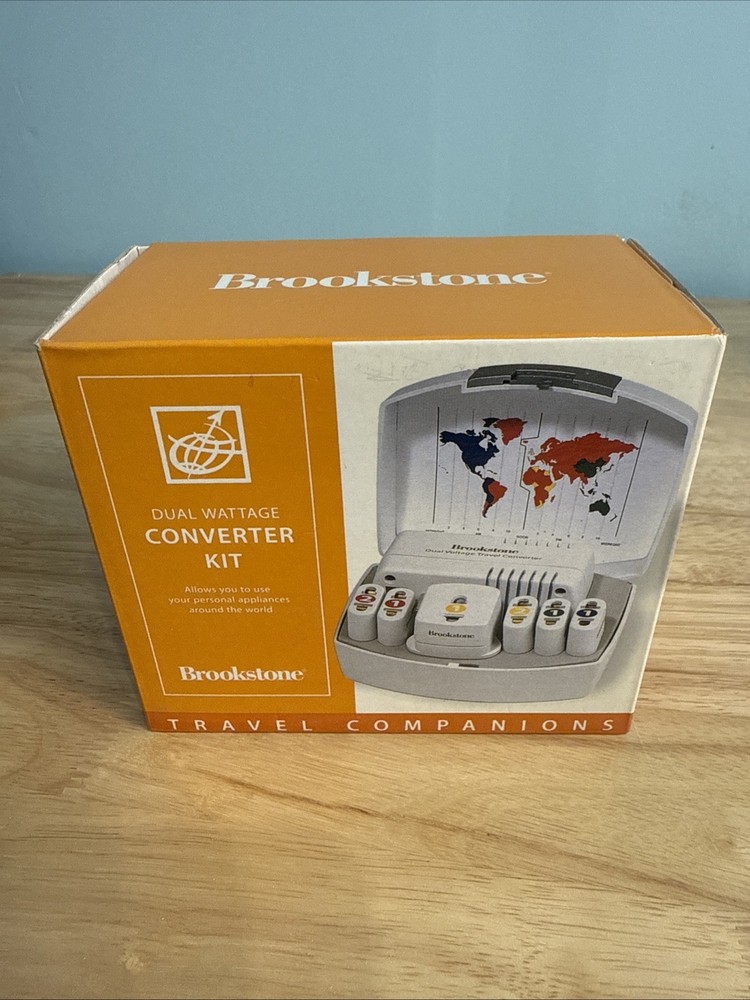 Brookstone dual Wattage Converter Kit