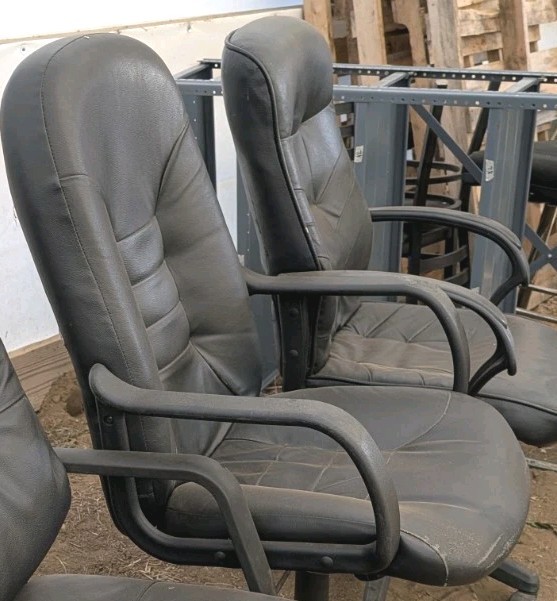 Office Chair Leather High back