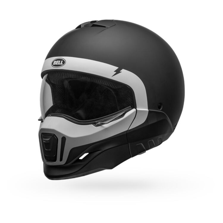 BELL BROOZER CRANIUM MATTE BLACK WHITE MEDIUM M