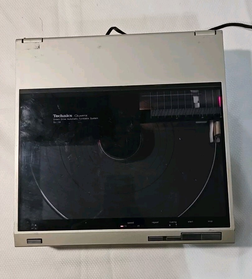 Technics SL-10 Automatic Turntable Quartz Direct Drive Original Box and Manual