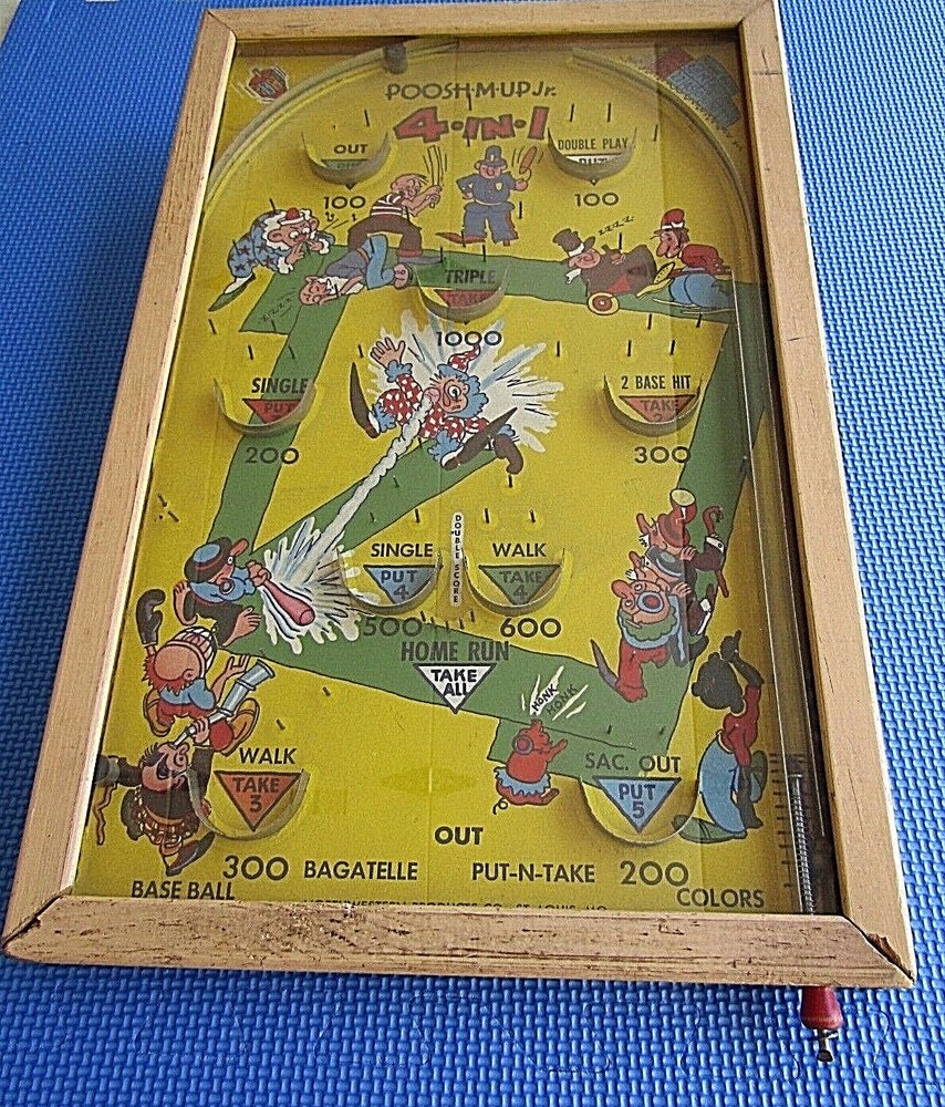 POOSH - M- UP Jr. PINBALL Complete Original !
