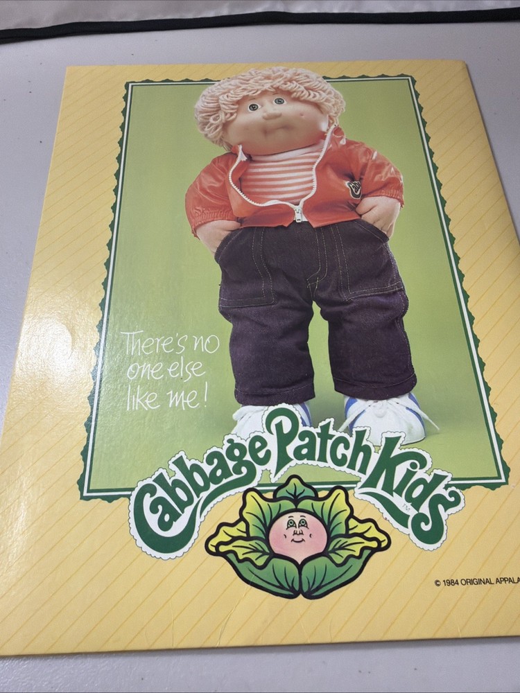 Vintage 1984 WriteRight Portfolio Cabbage Patch Kids School Folder