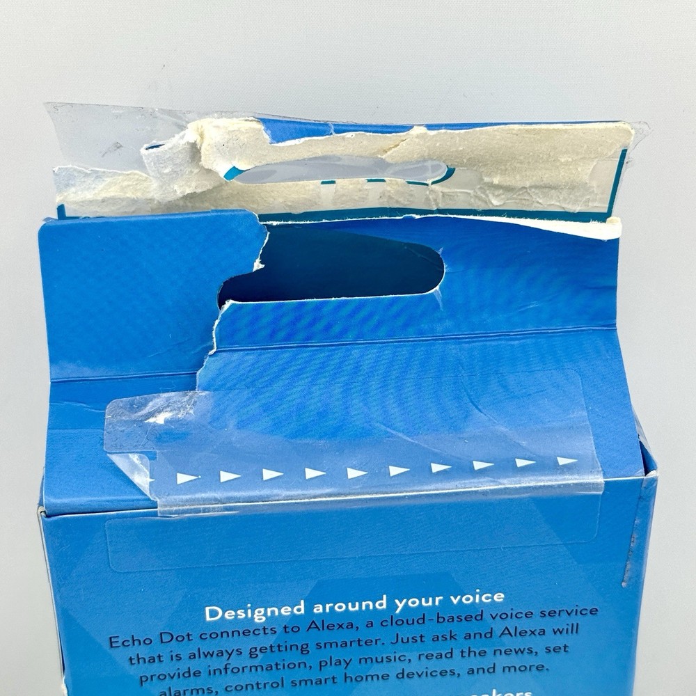 Amazon Echo Dot 2nd Generation Alexa Smart Assistant RS03QR White w/ Box TESTED