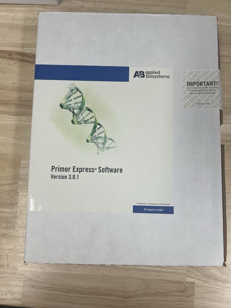 applied biosystems Primer Express Software Version 3.0.1