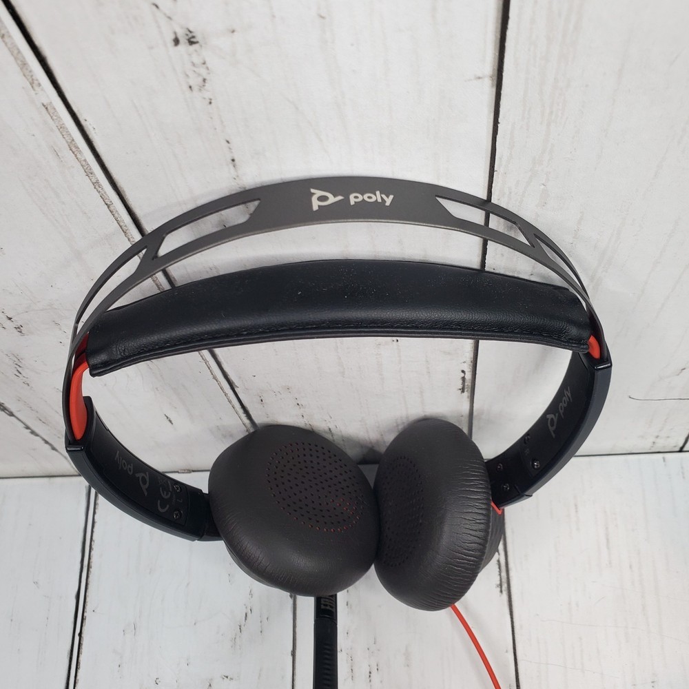 Plantronics Poly Blackwire 5220 Stereo USB-C & 3.5mm Wired Headset With Mic EUC