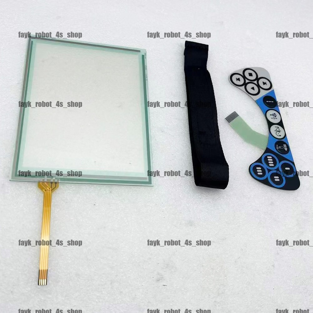 For ABB DSQC679 robot teach pendant pad Touch panel+overlay+hand strap in stock