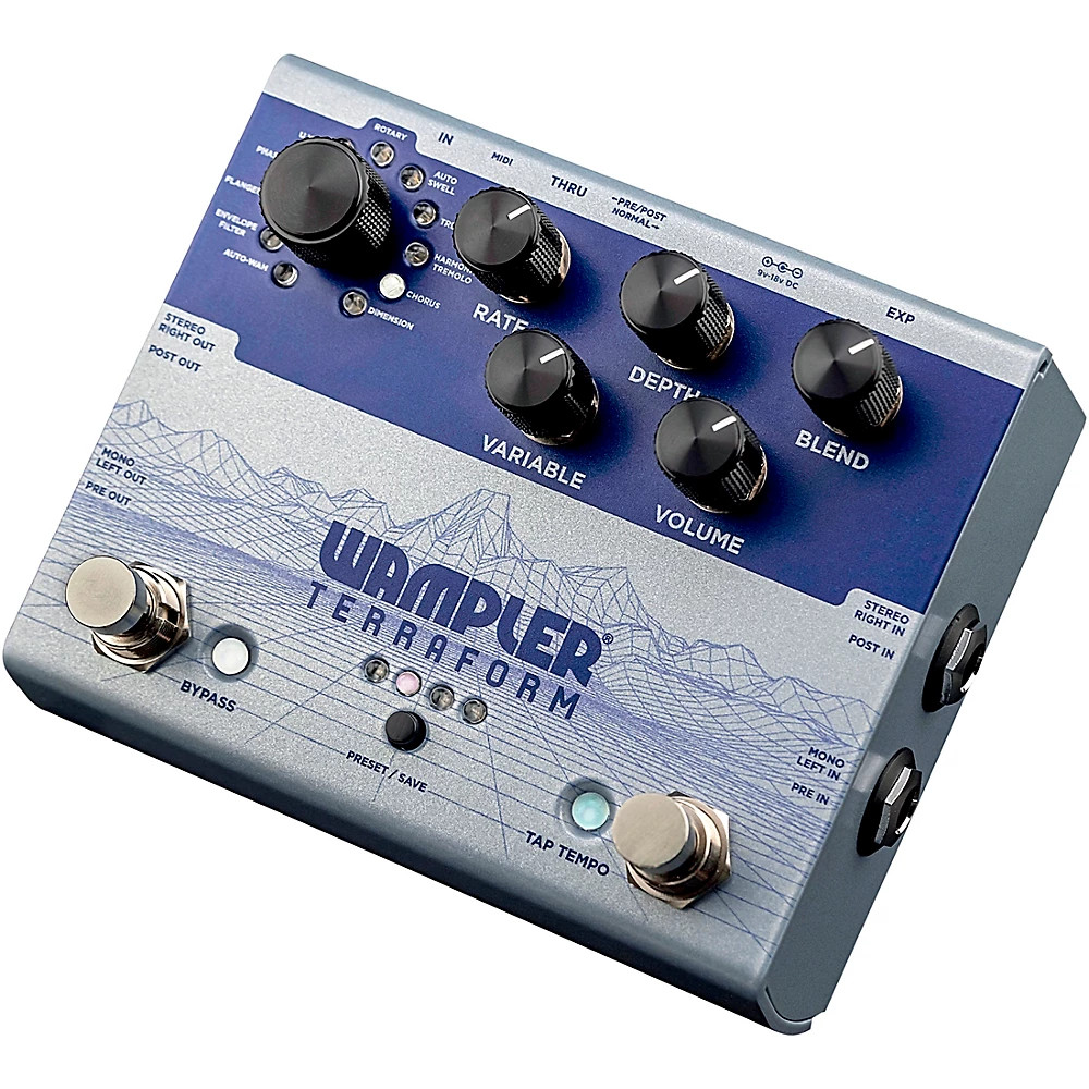 Wampler Terraform Modulation Multi-Effects Pedal LN