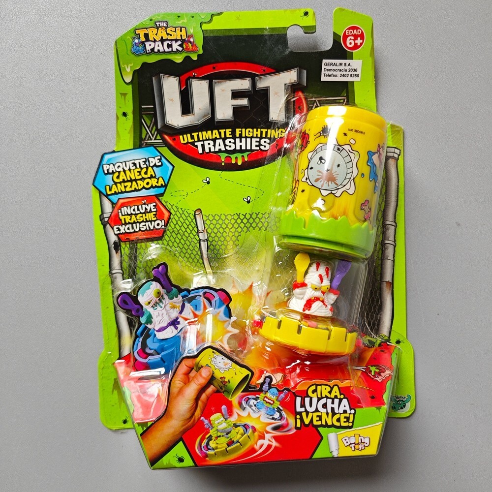 UFT Ultimate Fighting Trashies Spin Bin Launcher Pack Multiple colors