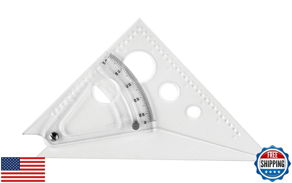 Westcott 8” Adjustable Triangle Scale, at-8