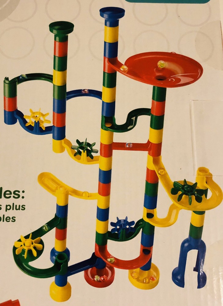 Mindware Marble Run Toy - 55 Pieces plus 15 Marbles