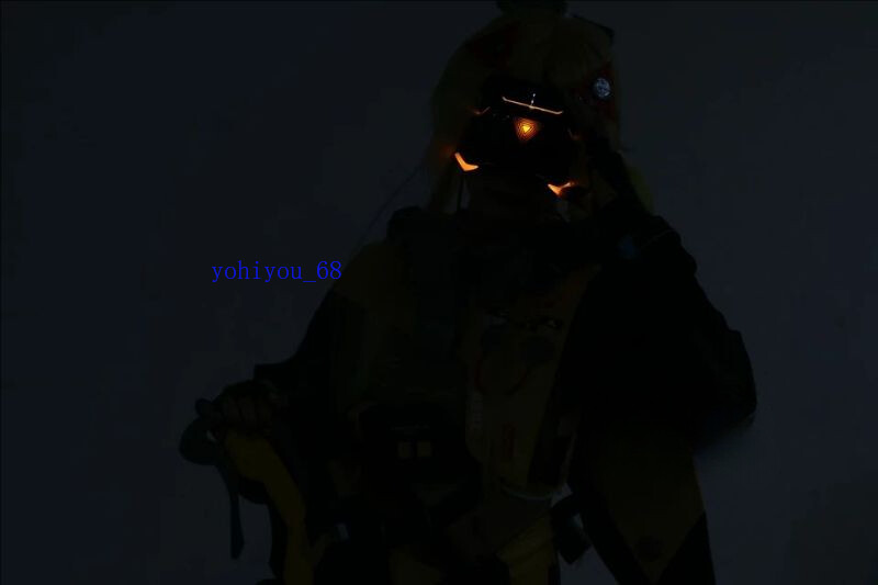 Zenless Zone Zero Trigger Half-face Mask Eye Patch Cosplay Performance Luminous