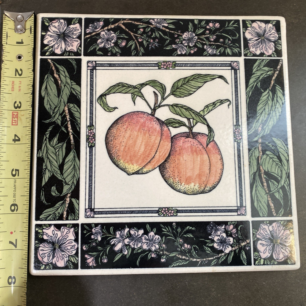 Peach Ceramic Tile 7.5"x7.5"