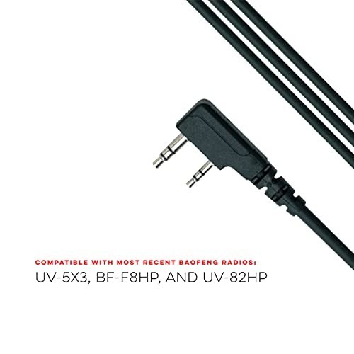 Universal USB Programming Cable for Baofeng Kenwood Radios - Plug & Play, Easy S