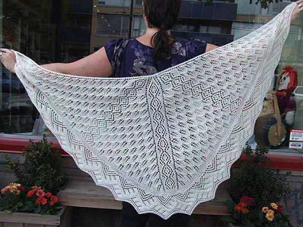 Sivia Harding "Harbour Lights Shawl" Pattern