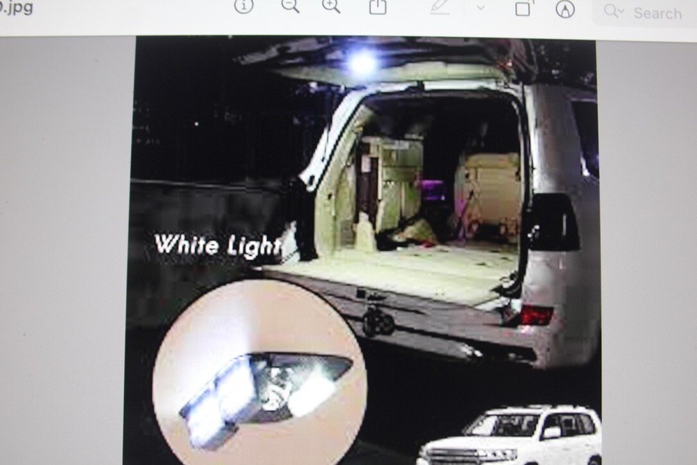 Clear/White Flashing Linz Led Light Pair (2)