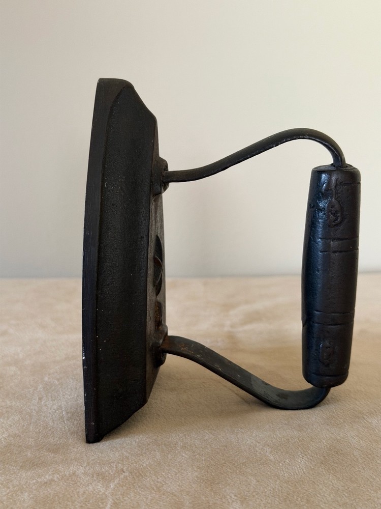 Antique Cast Sad Iron Flat Iron Star #4