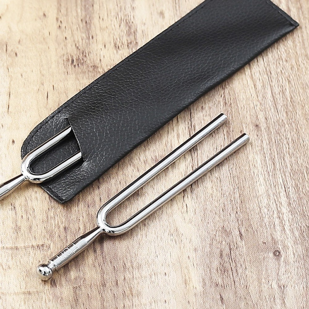 3Pcs Round Tuning Fork Storage Pouches Tuning Fork Storage PU Containers