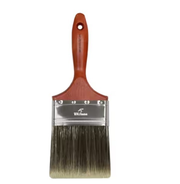 Lot of 4 Better 4" Flat Polyester Paint Brushes General Purpose
