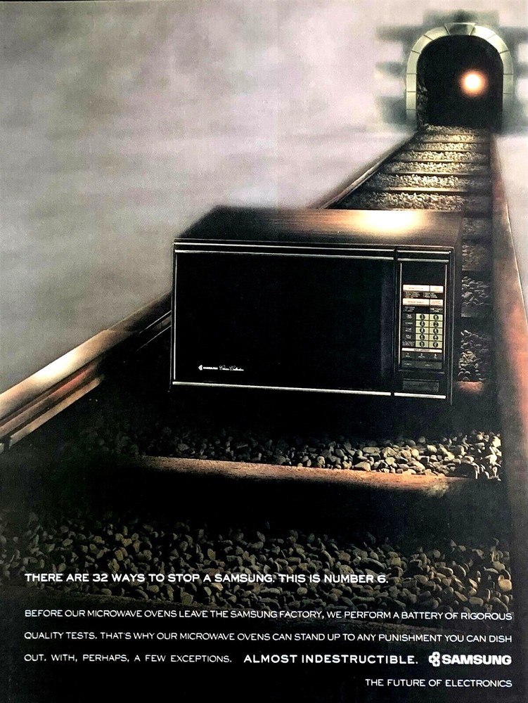 1995 SAMSUNG The Future of Electronics Original PRINT AD