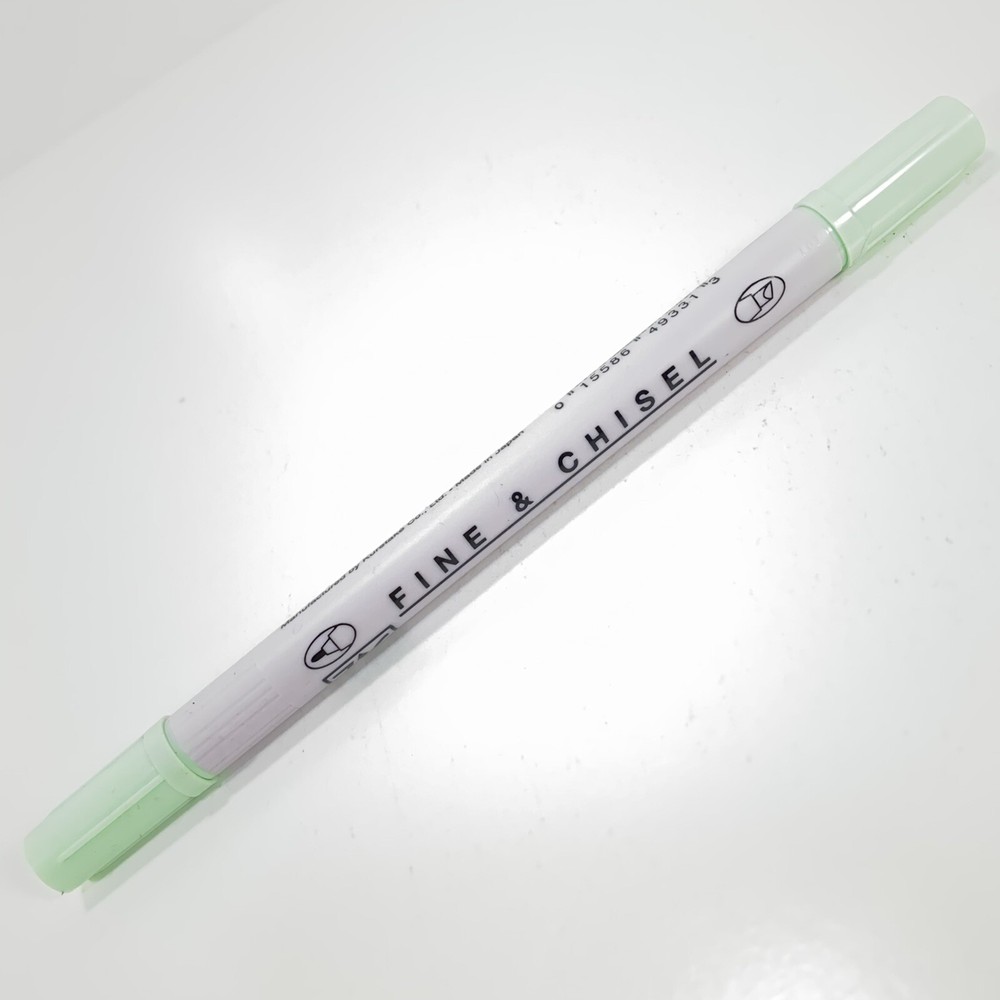 Zig Fine And Chisel, Pigmented Ink, Pale Mint (ZIG MS-6700/403)