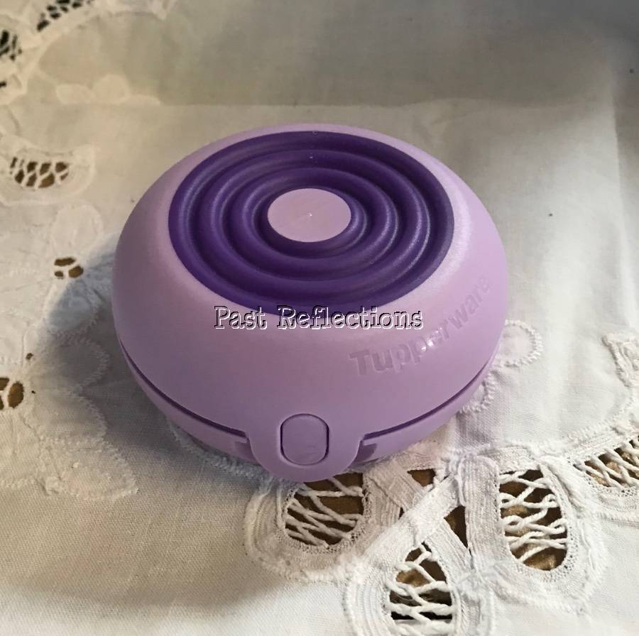 TUPPERWARE ROUND ACCESSORY STUFFABLE ORGANISER KEEPER PURPLE